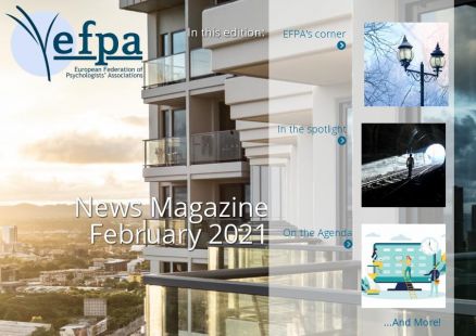 Efpa News magazines - cover february 2021