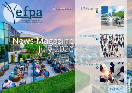 Efpa News magazines- Cover july 2020